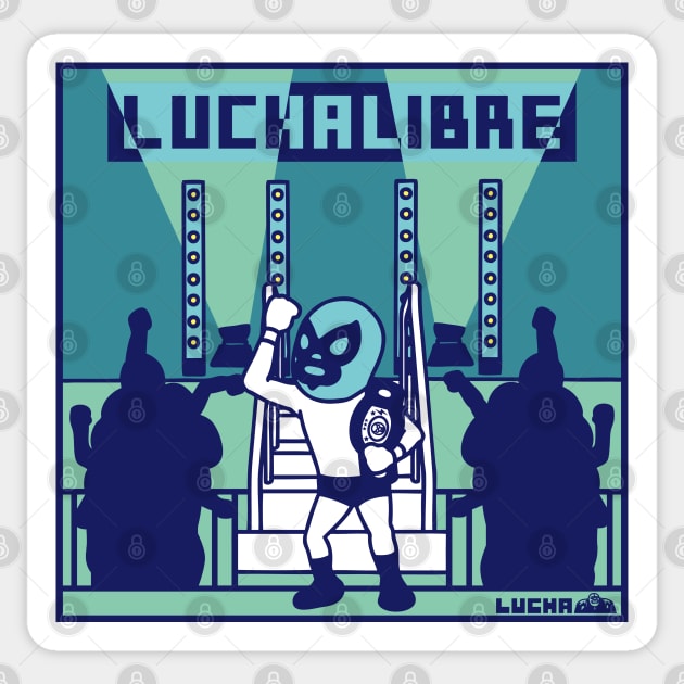 LUCHA LIBRE#143 Sticker by RK58